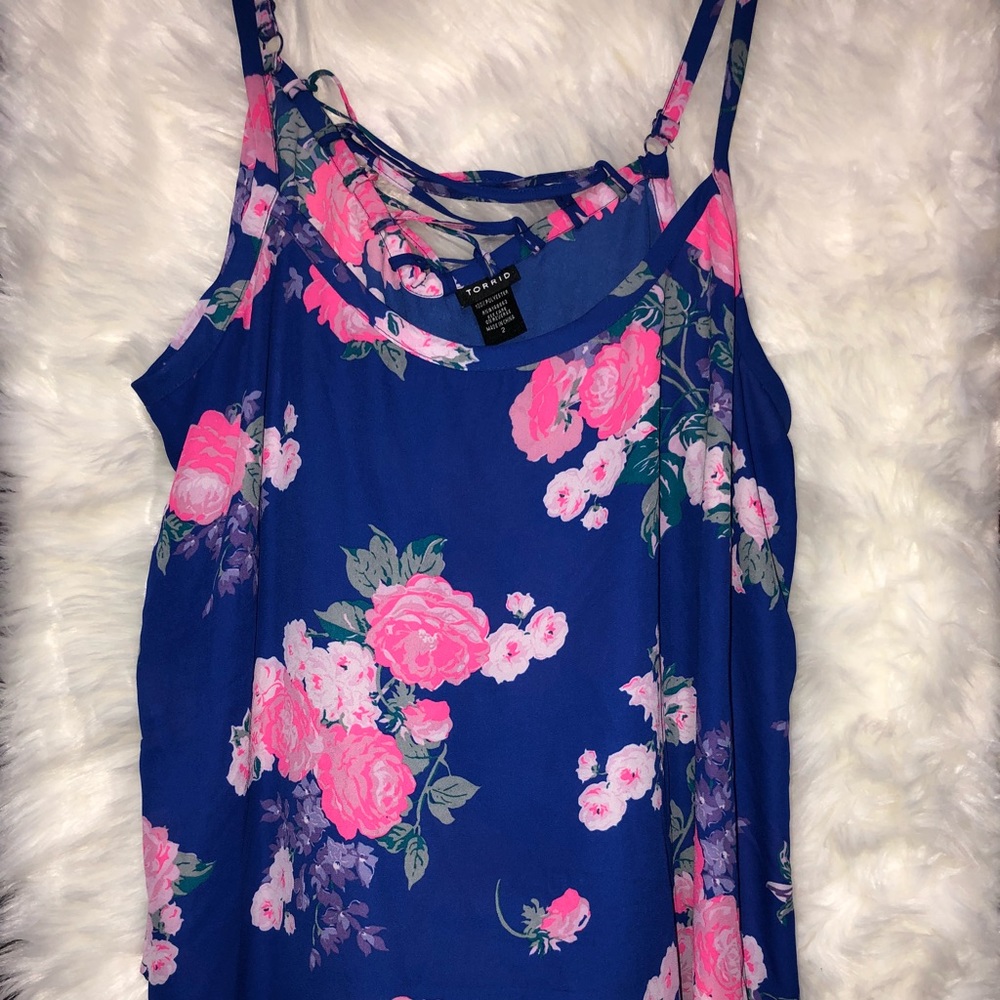 Torrid Georgette Swing Tank/Cami